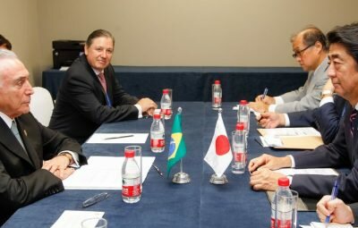 Na reunião com Abe, Temer mostrou o interesse em exportar carnes e frutas ao Japão, bem como outros produtos agropecuários | Foto: Beto Barata/PR-Agência Brasil